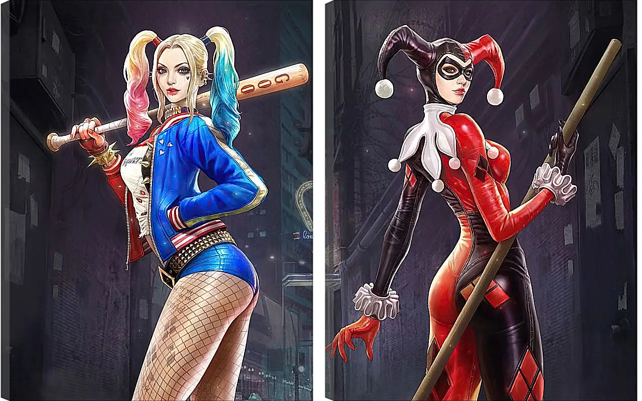 Модульная картина - Харли Квинн (Harley Quinn)