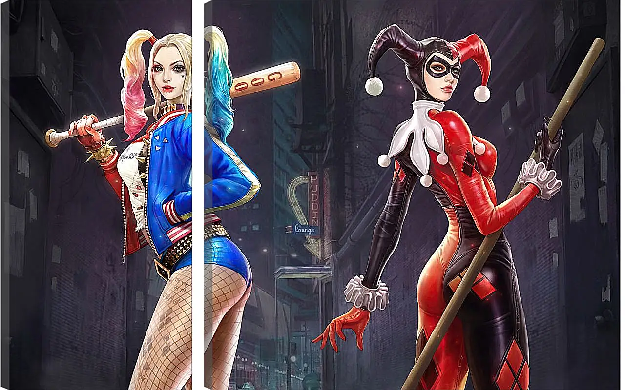 Модульная картина - Харли Квинн (Harley Quinn)