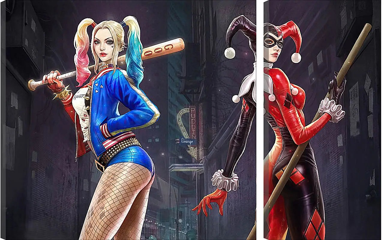 Модульная картина - Харли Квинн (Harley Quinn)