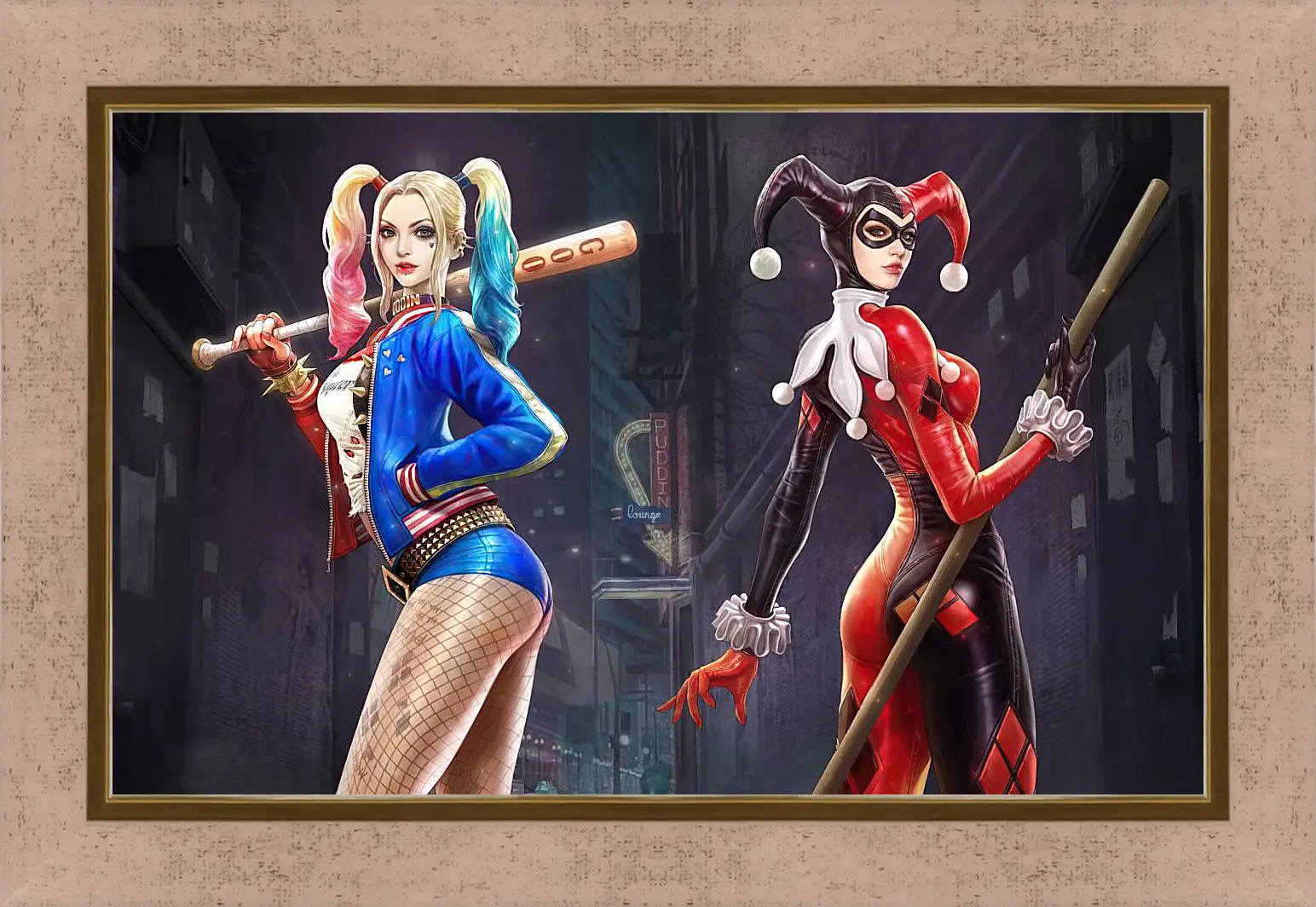 Картина в раме - Харли Квинн (Harley Quinn)