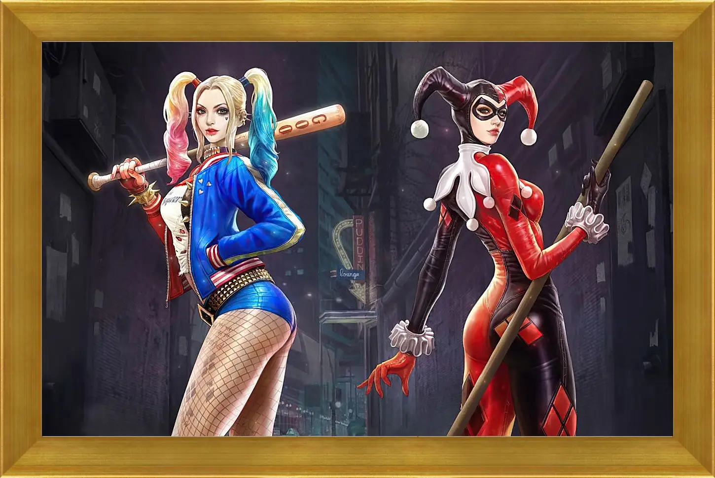 Картина в раме - Харли Квинн (Harley Quinn)