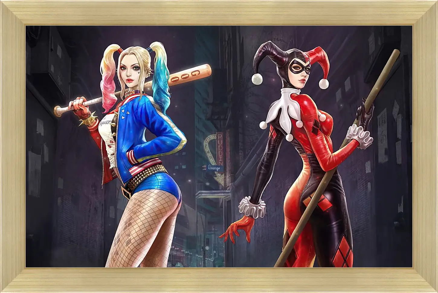 Картина в раме - Харли Квинн (Harley Quinn)