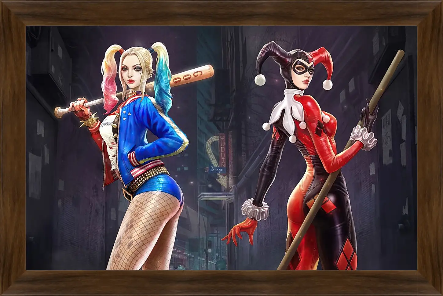 Картина в раме - Харли Квинн (Harley Quinn)