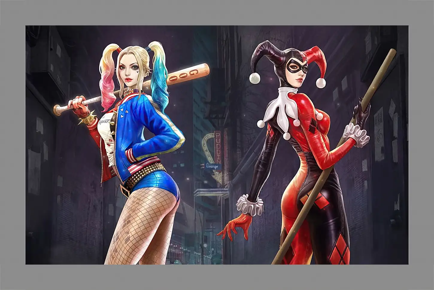 Картина в раме - Харли Квинн (Harley Quinn)