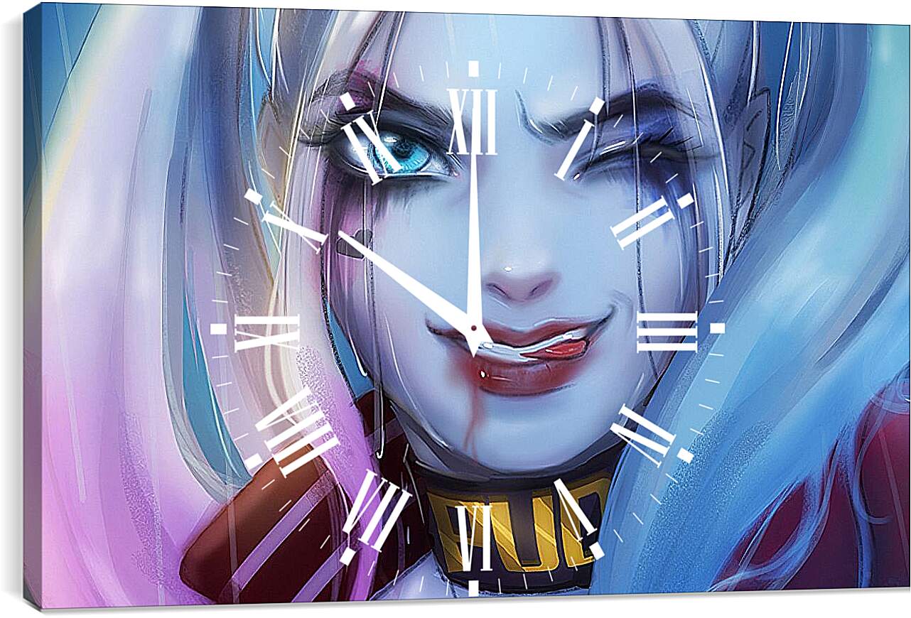 Часы картина - Харли Квинн (Harley Quinn)