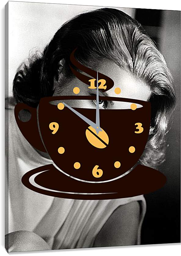 Часы картина - Грейс Келли (Grace Kelly)
