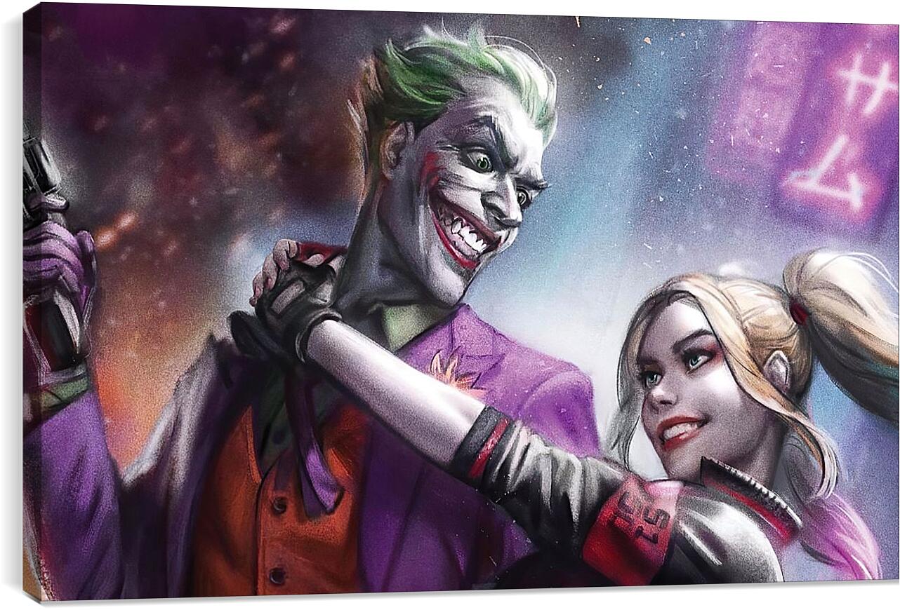 Постер и плакат - Харли Квинн (Harley Quinn) и Джокер (Joker)