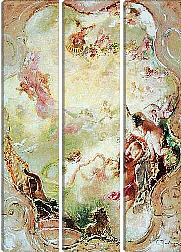 Модульная картина - Эскиз росписи потолка для особняка П. Маковский Константин