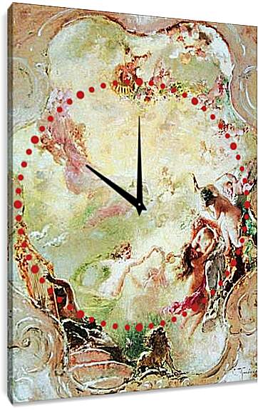 Часы картина - Эскиз росписи потолка для особняка П. Маковский Константин