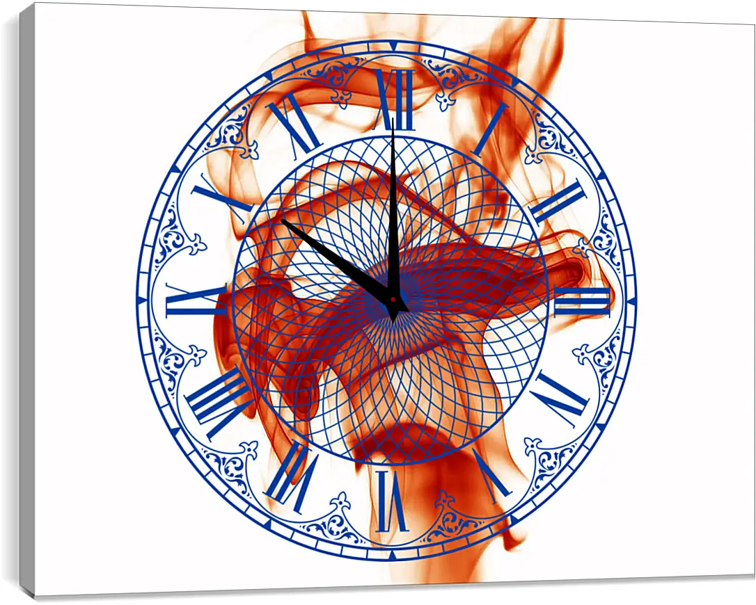 Часы картина - Клубы
