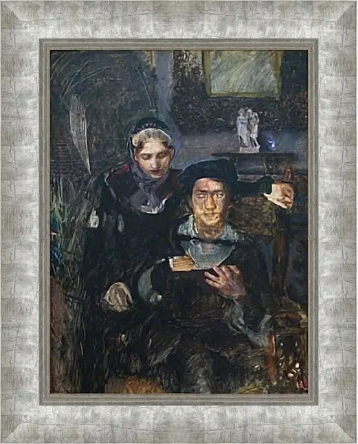 Картина в раме - Гамлет И Офелия. Врубель Михаил