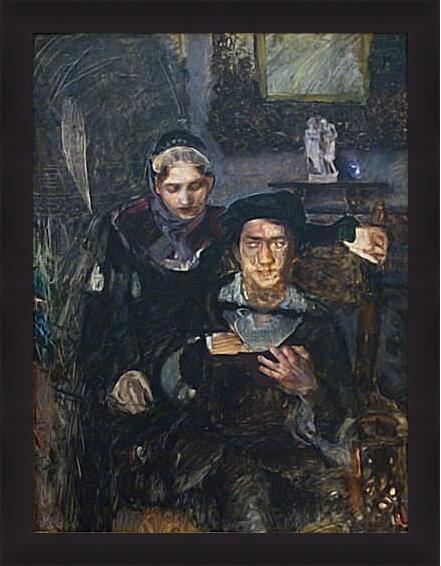Картина в раме - Гамлет И Офелия. Врубель Михаил