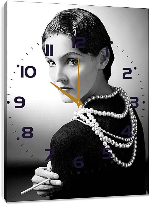 Часы картина - Коко Шанель