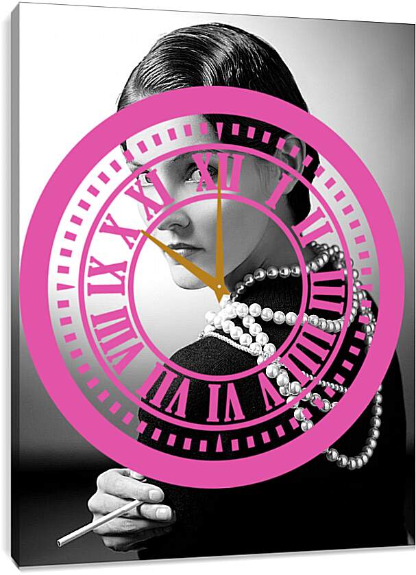 Часы картина - Коко Шанель