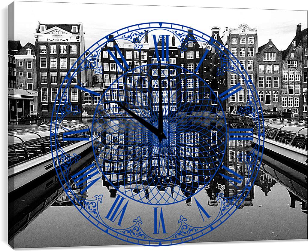 Часы картина - Амстердам (Amsterdam)