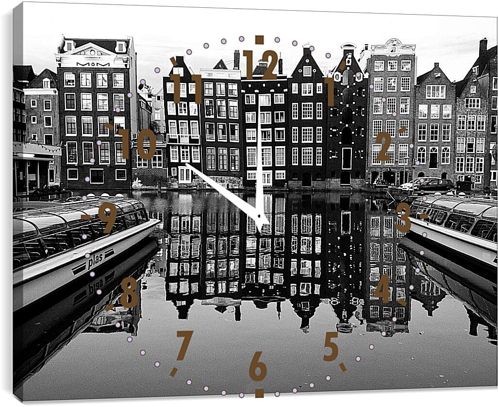 Часы картина - Амстердам (Amsterdam)