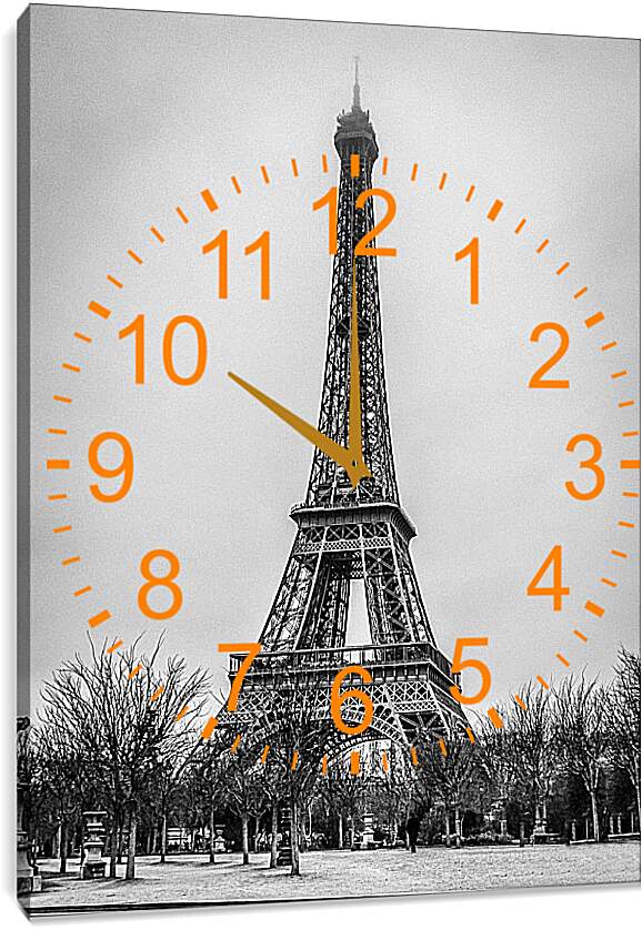 Часы картина - Эйфелева башня Париж
