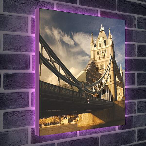 Лайтбокс световая панель - Тауэрский мост в Лондоне