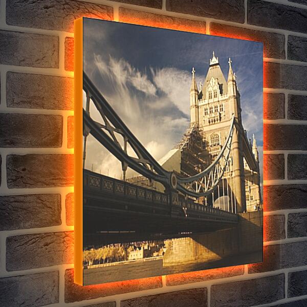Лайтбокс световая панель - Тауэрский мост в Лондоне