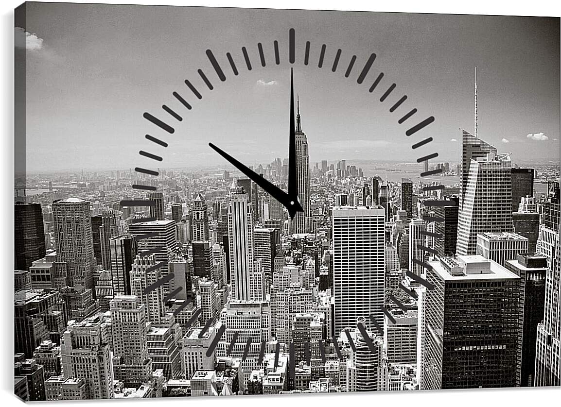 Часы картина - Нью-Йорк (NEW YORK CITY)