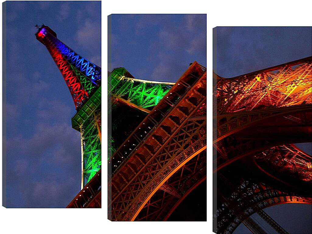 Модульная картина - Эйфелева башня. Париж