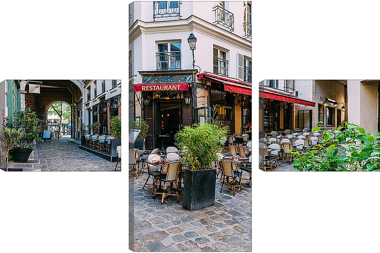 Модульная картина - Кафе Париж