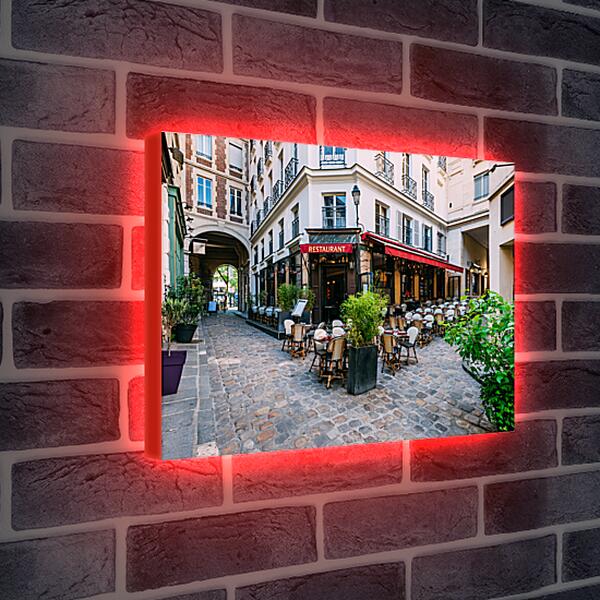 Лайтбокс световая панель - Кафе Париж
