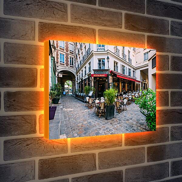 Лайтбокс световая панель - Кафе Париж