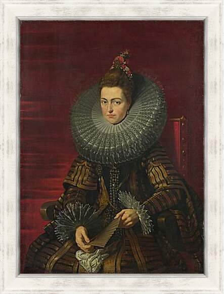 Картина в раме - Portrait of the Infanta Isabella. Питер Пауль Рубенс