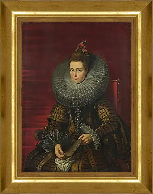 Картина в раме - Portrait of the Infanta Isabella. Питер Пауль Рубенс