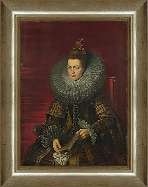 Картина в раме - Portrait of the Infanta Isabella. Питер Пауль Рубенс