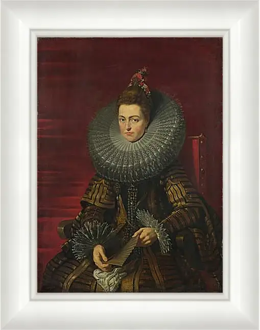 Картина в раме - Portrait of the Infanta Isabella. Питер Пауль Рубенс