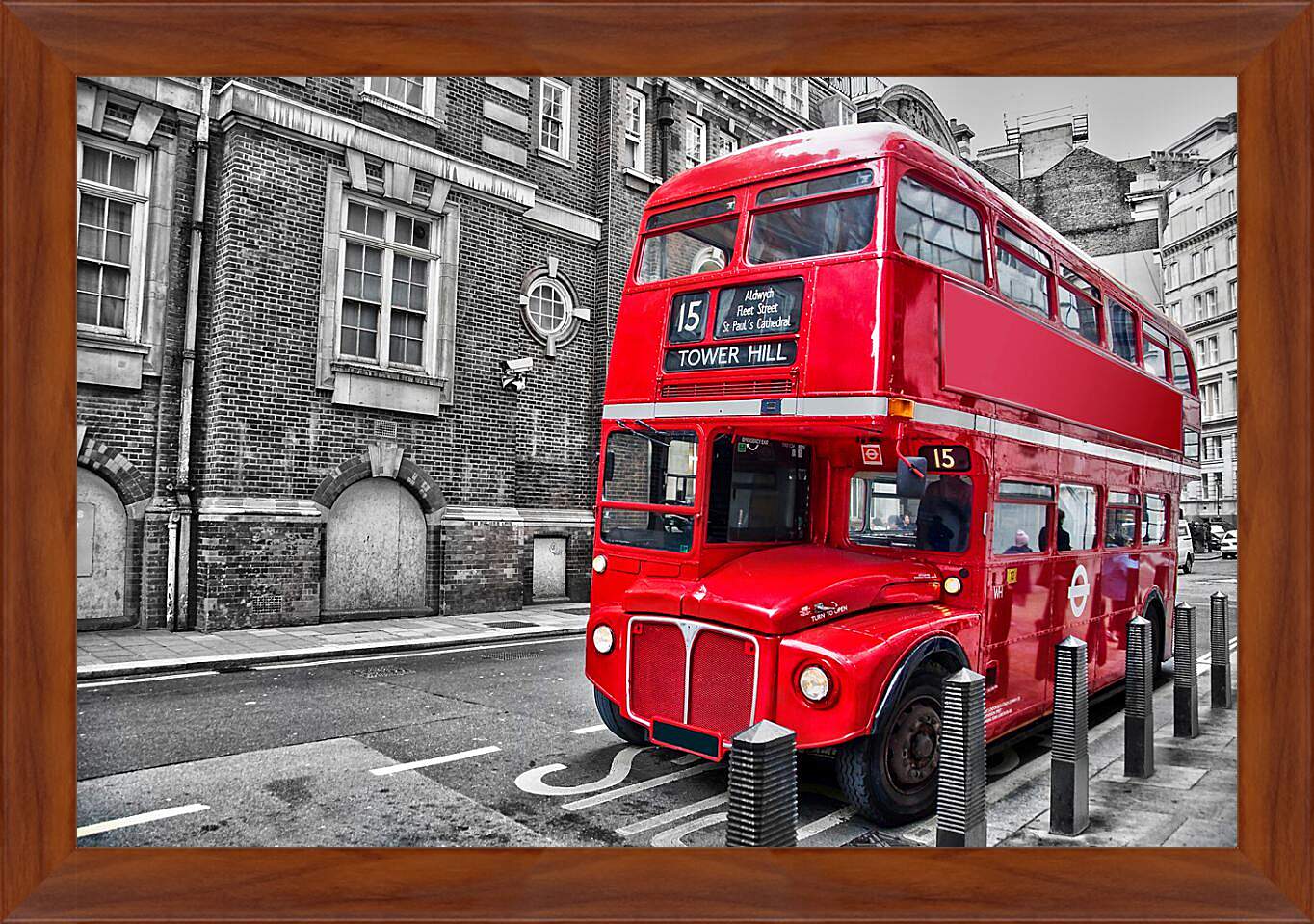 Картина в раме - Автобус Лондон