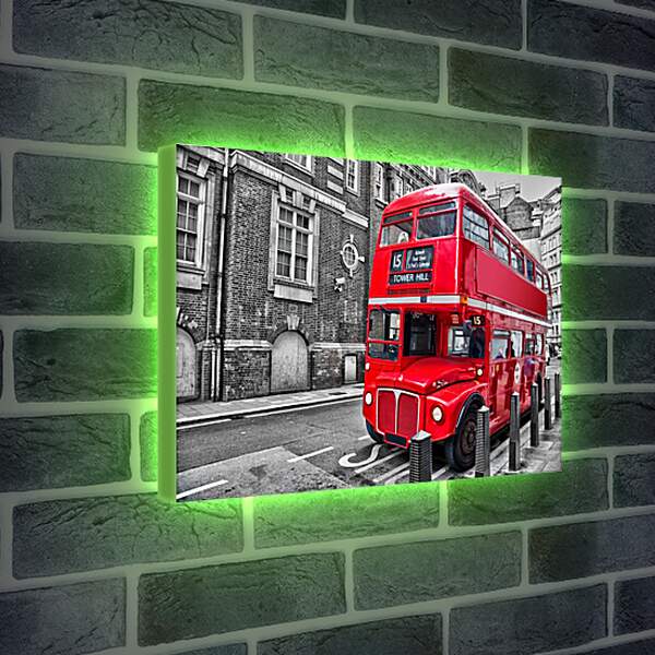 Лайтбокс световая панель - Автобус Лондон