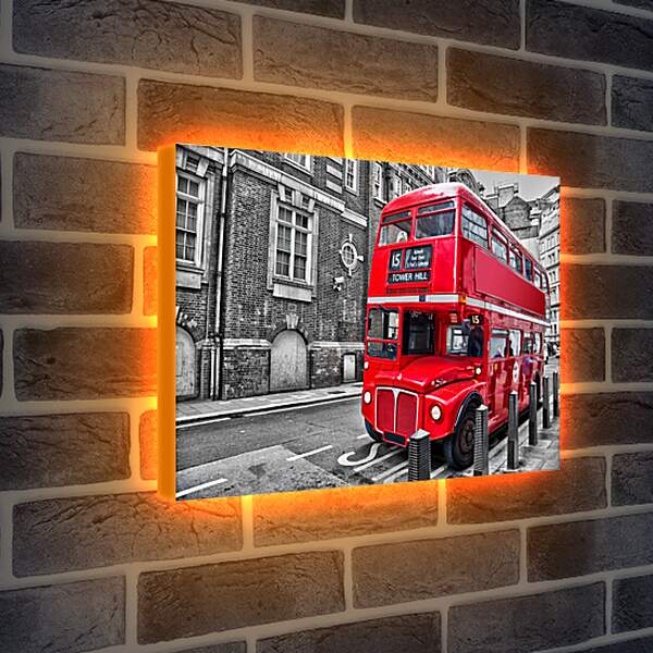 Лайтбокс световая панель - Автобус Лондон