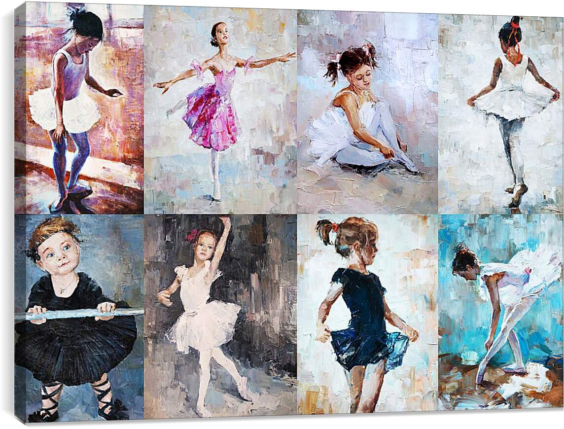 Постер и плакат - Маленькие балерины