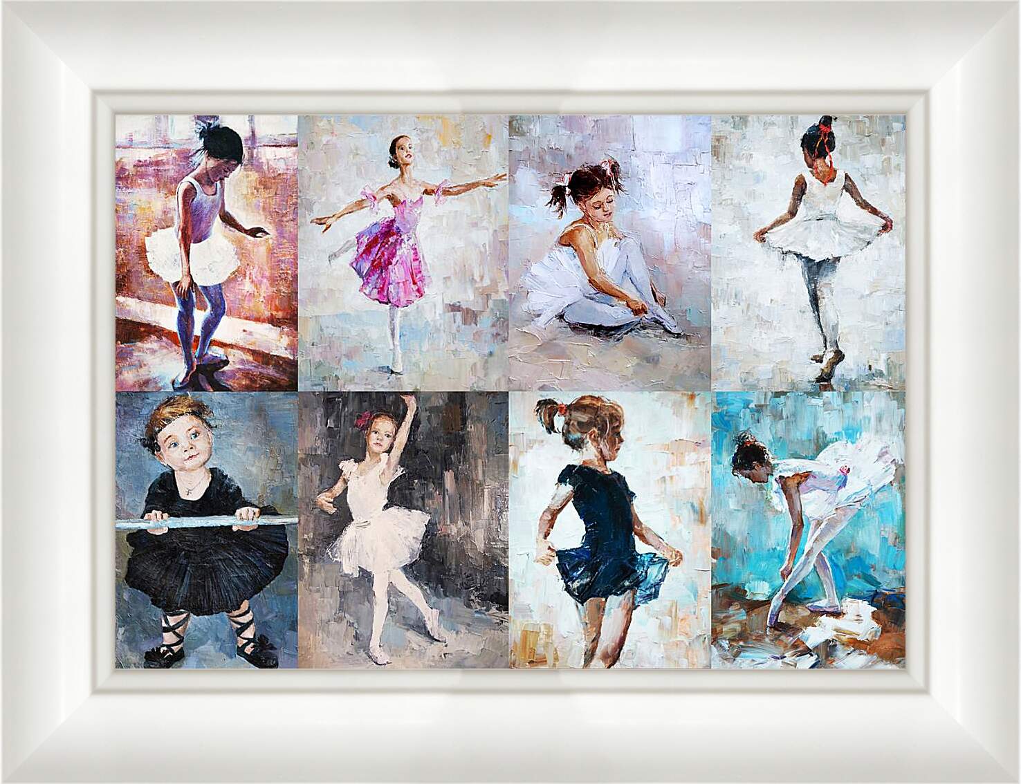 Картина в раме - Маленькие балерины