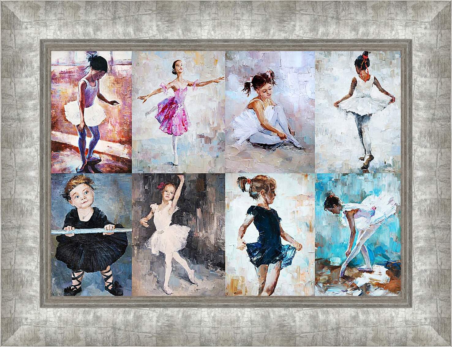 Картина в раме - Маленькие балерины