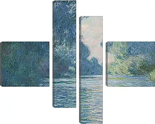 Модульная картина - Arm of the Seine near Giverny. Клод Моне