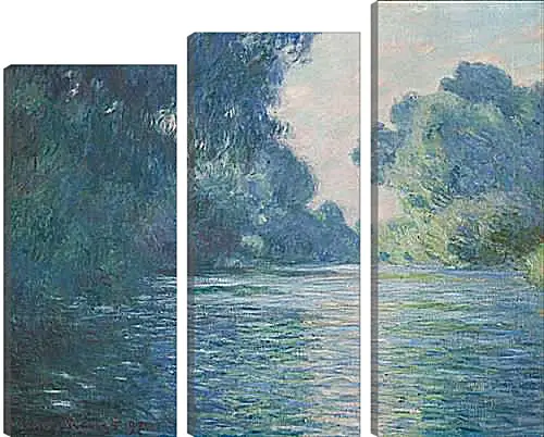 Модульная картина - Arm of the Seine near Giverny. Клод Моне