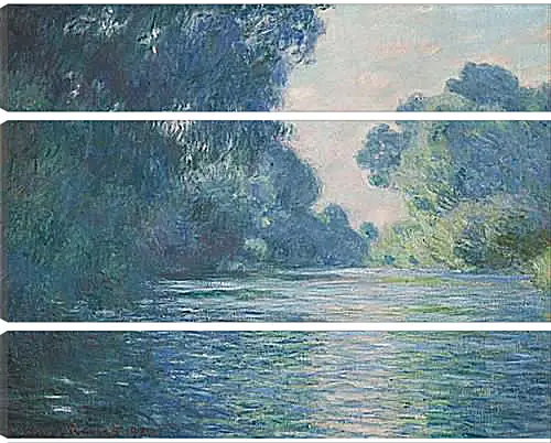 Модульная картина - Arm of the Seine near Giverny. Клод Моне