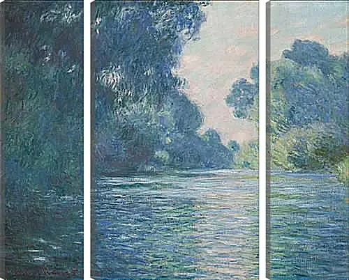 Модульная картина - Arm of the Seine near Giverny. Клод Моне