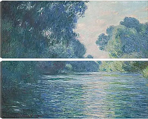 Модульная картина - Arm of the Seine near Giverny. Клод Моне