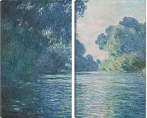 Модульная картина - Arm of the Seine near Giverny. Клод Моне