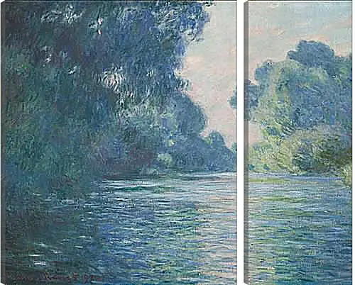 Модульная картина - Arm of the Seine near Giverny. Клод Моне