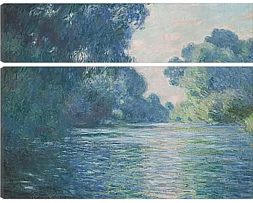 Модульная картина - Arm of the Seine near Giverny. Клод Моне