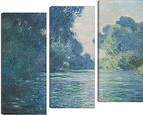 Модульная картина - Arm of the Seine near Giverny. Клод Моне