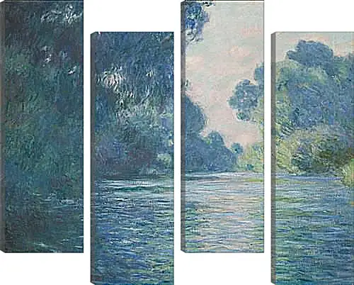 Модульная картина - Arm of the Seine near Giverny. Клод Моне