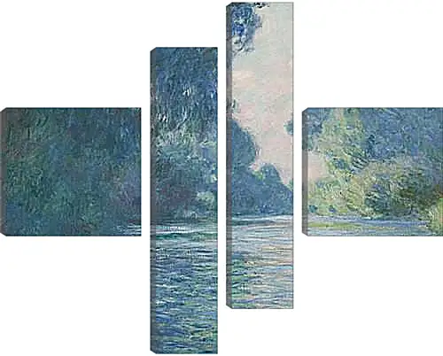 Модульная картина - Arm of the Seine near Giverny. Клод Моне