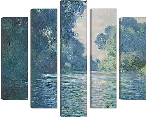 Модульная картина - Arm of the Seine near Giverny. Клод Моне